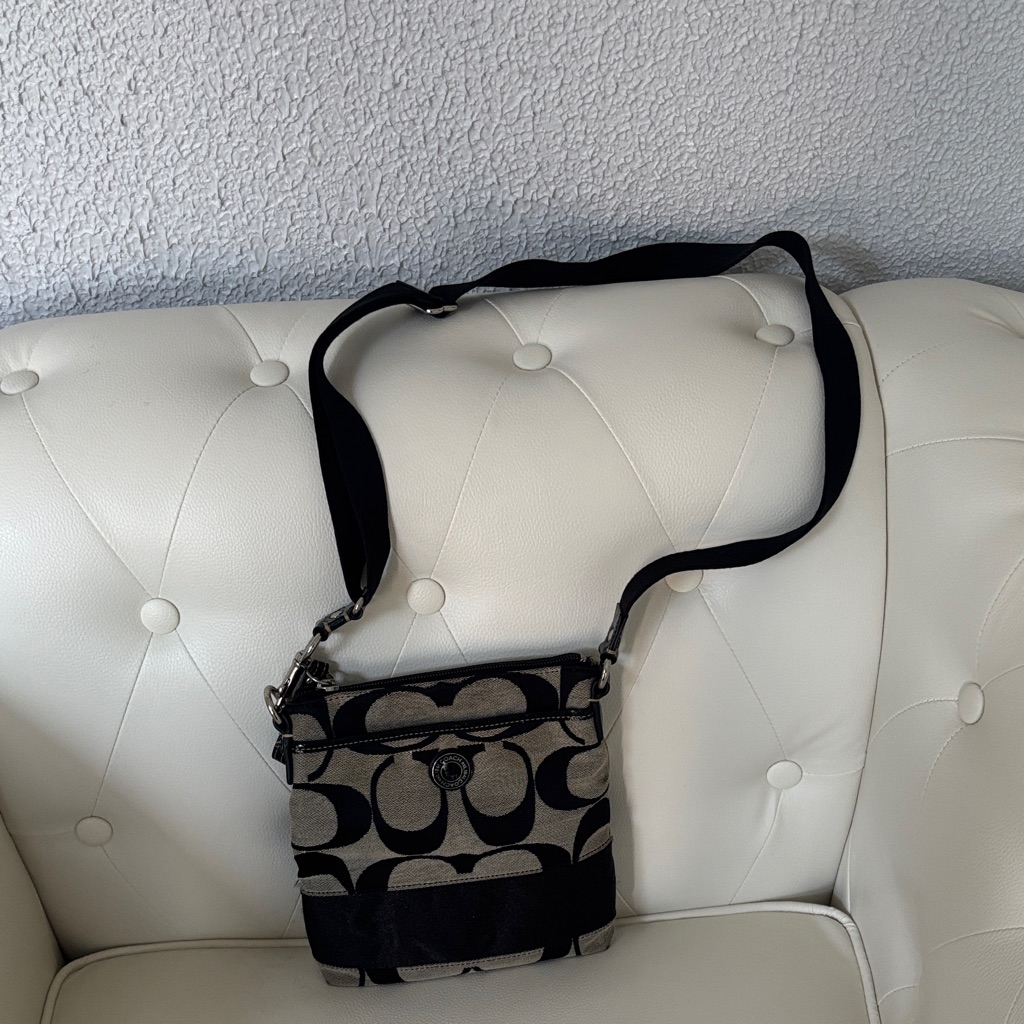 Coach Monogram Crossbody Bag With Adjustable Handles ( Preowned)